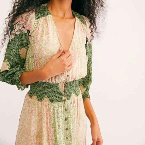 Free People Mexicali Rose Maxi Dress - Picture 2 of 10